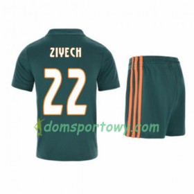 Koszulka Ajax Amsterdam Hakim Ziyech 22 Dziecięcy Wyjazdowe Koszulki Piłkarskie 2019-2020 Krótki Rękaw